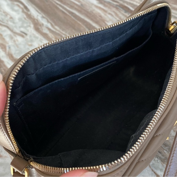 Saint Laurent Lou Medium YSL Camera Bag in Taupe - Picture 11 of 13